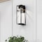 Nuvo Ledges 10W LED Large Wall Lantern - Matte Black / Clear Seeded Glass 62/1614 - alternate 4